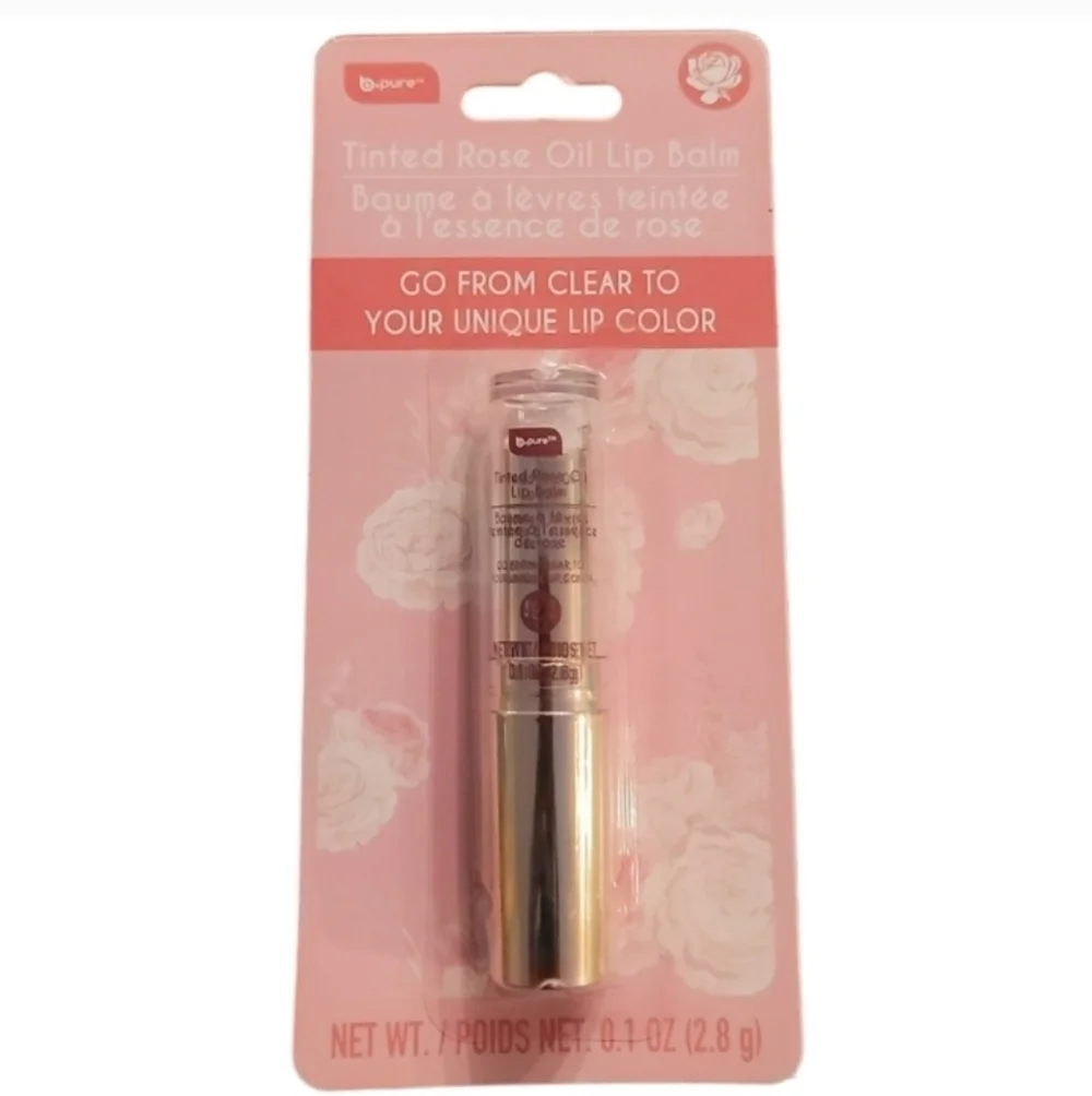 Bpure Tinted Rose Oil Lip Balm Tik Tok Famous  NWT